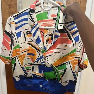 Satin effect top